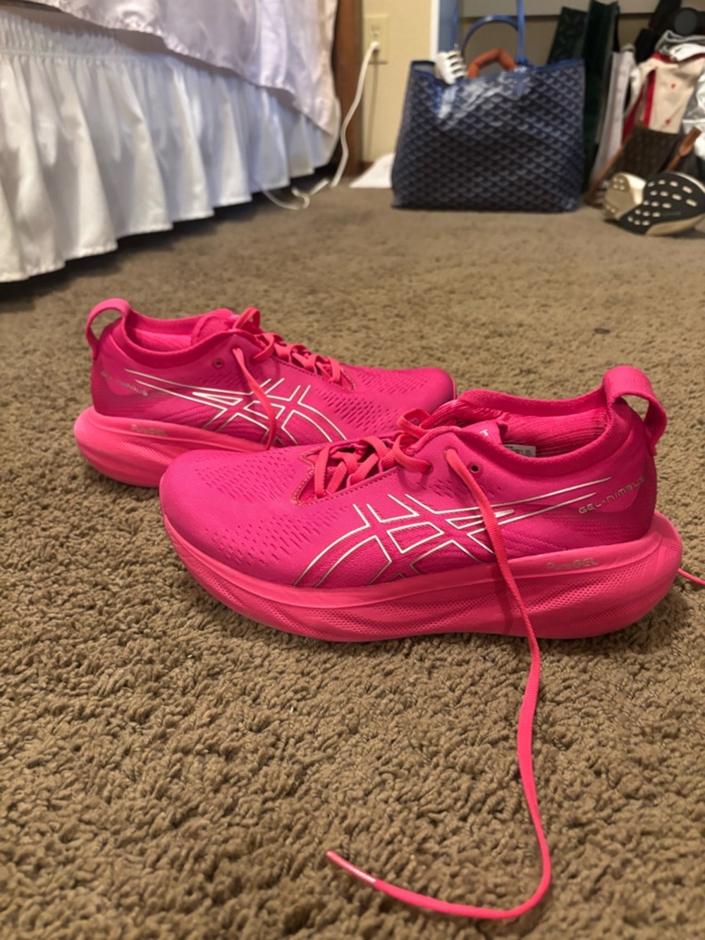 ASICS Gel Nimbus Women’s Pink Running Shoes - Lightweight Performance